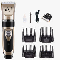 HKM-179347 Electric Pet Hair Clipper with Detachable Blade and Adjustable Speed