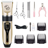 HKM-179347 Electric Pet Hair Clipper with Detachable Blade and Adjustable Speed