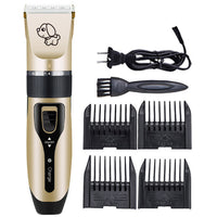 HKM-179347 Electric Pet Hair Clipper with Detachable Blade and Adjustable Speed