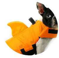 HKM-811987 Pet Swim Life Jacket with Shark Fin Design for Large and Small Dogs - Lightweight and Quick-Drying Fabric