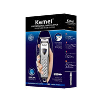 HKM-989651 Professional Gradient Hair Clipper with Stainless Steel Blades and Rechargeable Power Supply