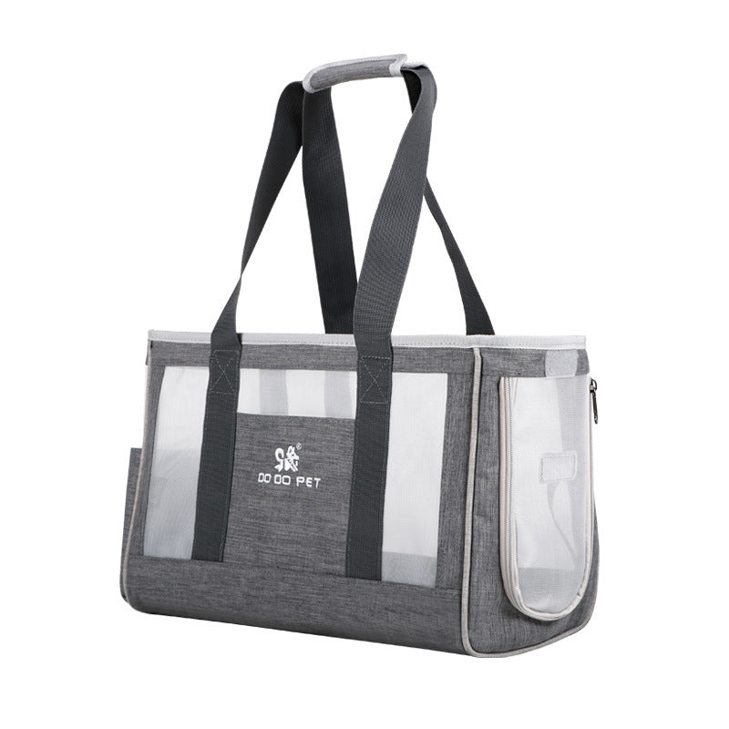 HKM-170067 Spacious Breathable Pet Carrier Backpack for Dogs and Cats - Perfect for Travel and Outdoor Use