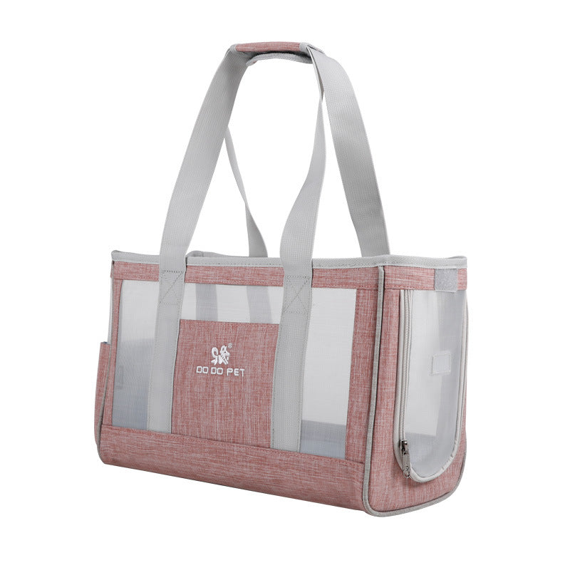 HKM-170067 Spacious Breathable Pet Carrier Backpack for Dogs and Cats - Perfect for Travel and Outdoor Use