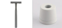 HKM-660819 Manual Double-Sided Razor with 5 Blades in Various Colors: White, Blue, Green, Purple