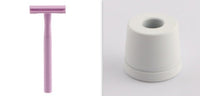 HKM-660819 Manual Double-Sided Razor with 5 Blades in Various Colors: White, Blue, Green, Purple