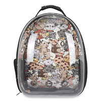 HKM-234451 Pet Carrier Backpack for Dogs and Cats - Comfortable and Stylish with Chest Support