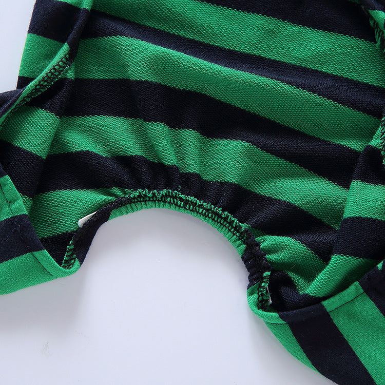 HKM-912915 Fashionable Cotton Dog Clothes in Red and Blue or Blue and Green, Available in Sizes S, M, L, XL