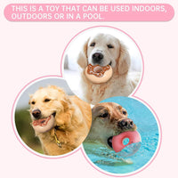 HKM-554899 Durable Chewable Donut Dog Toy for Interactive Play and Oral Health Care