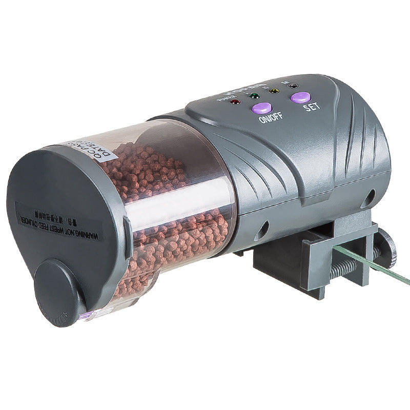 HKM-467603 Automatic Intelligent Fish Feeder for Aquariums with Adjustable Timer and Easy Installation