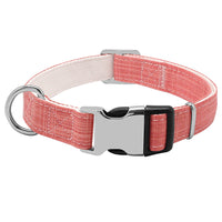 HKM-245011 Customizable Engraved Anti-Lost Dog Collar with Adjustable Alloy Lock for Medium to Large Breeds