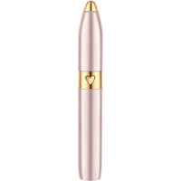 HKM-625747 USB Rechargeable Electric Eyebrow Trimmer for Facial Hair Removal in Champagne Gold, Red, and White