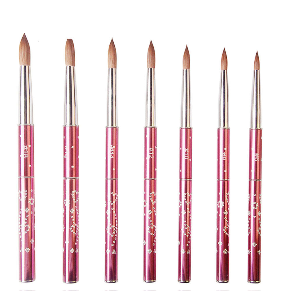 HKM-969811 Crystal Armour Extension Armour Carving Pen - Pink Nail Tool, Available in Multiple Sizes