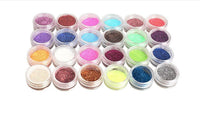 HKM-602195 Fantasy Gold Powder Temporary Tattoo Paste Set with 30 Color Flash Powders and 6 Luminous Powders