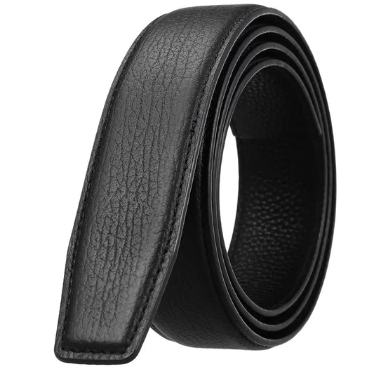 HKM-016467 Men's Automatic Buckle Leather Casual Belt - Flexible Fit, Stylish Design