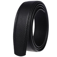 HKM-016467 Men's Automatic Buckle Leather Casual Belt - Flexible Fit, Stylish Design