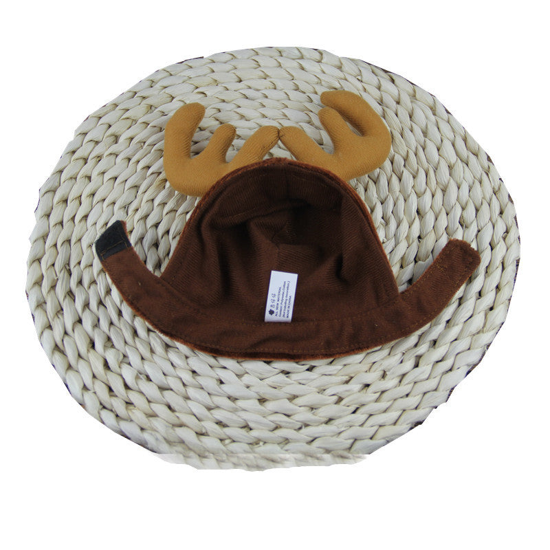 HKM-585555 Plush Christmas Dog and Cat Antlers - Ideal Holiday Accessory for Pets