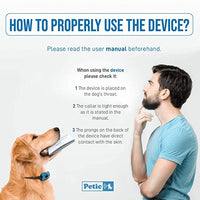 HKM-942483 Humane Anti-Barking Device with Sound and Vibration Technology for Dogs (3.5 kg - 50 kg)
