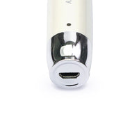 HKM-543763 Electric Heated Eyelash Curler with USB Charging, 360° Rotating Design, White