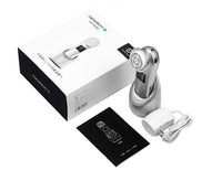 HKM-673683 Microcurrent Electroporation Beauty Device with Negative Ion and Radio Frequency - Portable Silver Instrument for Home Use