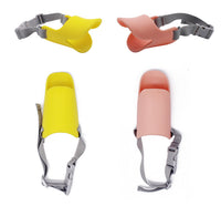 HKM-996371 Pet Anti-Barking Duckbilled Sleeve - Multi-Color Silicone Set in S, M, L Sizes