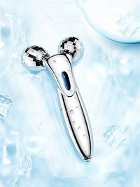 HKM-754515 3D Roller Massager for Face and Body Care - Compact Size 165mm x 82mm x 61mm