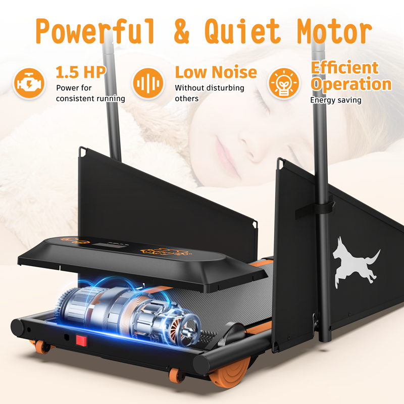 JMT-744074 Pet Treadmill for Small to Medium Dogs - Ideal for Running and Walking Sessions