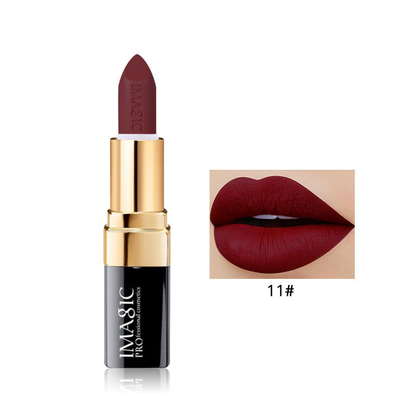 HKM-186579 Long Lasting Velvet Lipstick - Fade-Resistant Color #01 to #12