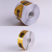 HKM-228499 Golden French Nail Form Tips - 50/100pcs Horseshoe & Rectangle Nail Extension Art Tools
