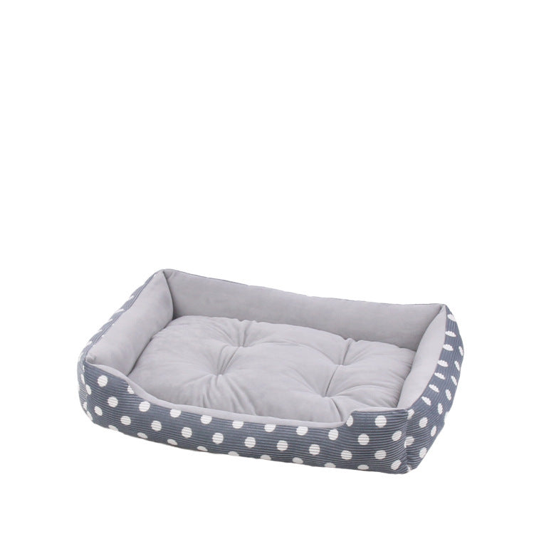 HKM-588307 Universal Dog Bed in Soft Fabric for Cats and Dogs - Available in Multiple Sizes (45cm to 110cm)
