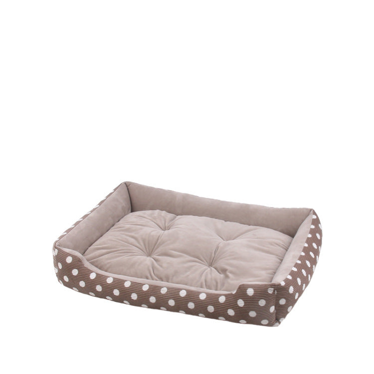 HKM-588307 Universal Dog Bed in Soft Fabric for Cats and Dogs - Available in Multiple Sizes (45cm to 110cm)