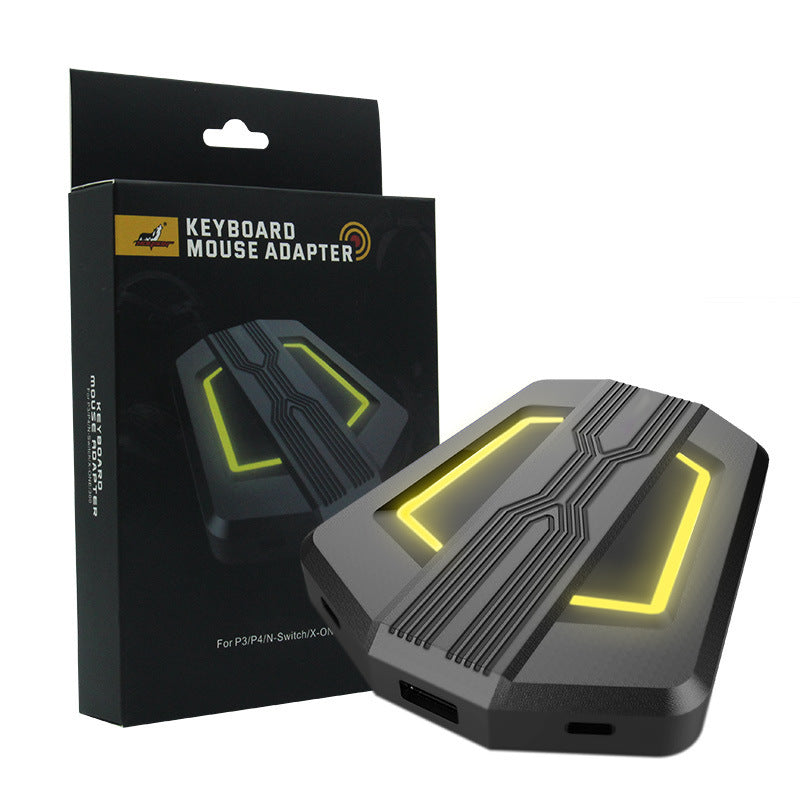 KTX-272467 Universal Keyboard and Mouse Converter for Switch, PS4, Xbox One, PS3, and Xbox 360 - Black ABS Design