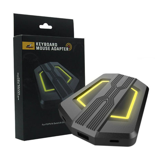 KTX-272467 Universal Keyboard and Mouse Converter for Switch, PS4, Xbox One, PS3, and Xbox 360 - Black ABS Design