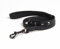 HKM-371475 Adjustable Stylish Studded Leather Dog Vest with Leash