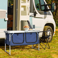 HKM-746899 4ft Portable Folding Outdoor Table for Camping and Events