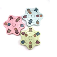HKM-006739 Anti-Choke Interactive Dog Bowl for Slow Feeding - Durable Plastic, Non-Slip Design, Three Colors Available
