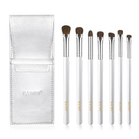 HKM-561683 7-Piece Soft Horse Hair Eyeshadow Brush Set with Wooden Handles