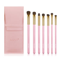 HKM-561683 7-Piece Soft Horse Hair Eyeshadow Brush Set with Wooden Handles