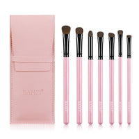 HKM-561683 7-Piece Soft Horse Hair Eyeshadow Brush Set with Wooden Handles