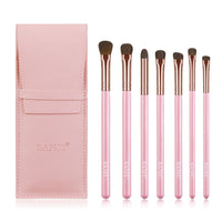 HKM-561683 7-Piece Soft Horse Hair Eyeshadow Brush Set with Wooden Handles