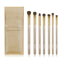 HKM-561683 7-Piece Soft Horse Hair Eyeshadow Brush Set with Wooden Handles