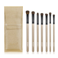 HKM-561683 7-Piece Soft Horse Hair Eyeshadow Brush Set with Wooden Handles