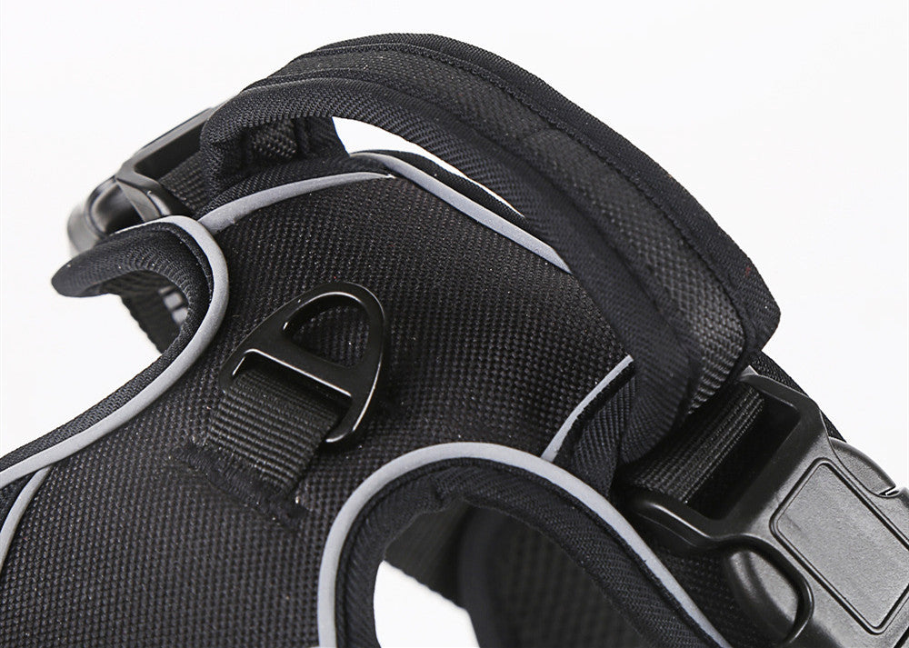 HKM-435859 Universal Reflective Dog Leash Harness with Adjustable Chest Sizes