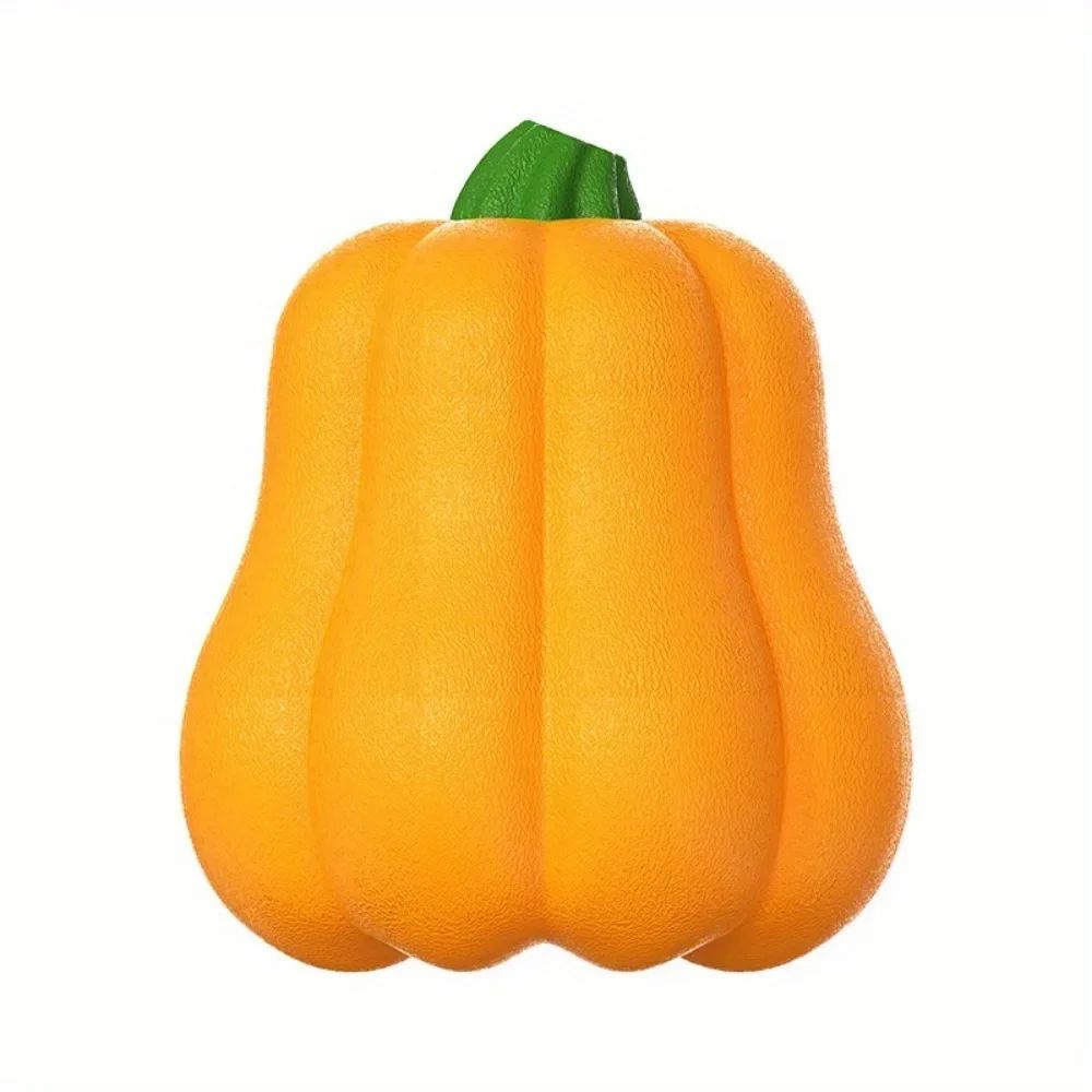 HKM-907283 Interactive Dog Toothbrush Toy with Sound and Grinding Features - Available in Pumpkin and Orange
