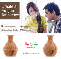 HKM-241811 Vase Humidifier with 130ML Water Capacity and 40ML/H Atomization Output