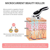 HKM-291155 3D Roller Massager for Facial and Body Contouring, Silver and Gold Options