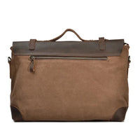 HKM-265811 Retro Leather Large Capacity Messenger Bag for 13-15 Inch Laptops в with Eco-Friendly Materials