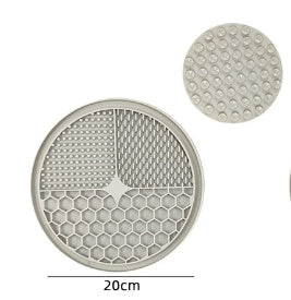 HKM-084499 Silicone Pet Licking Pad for Slow Feeding and Interactive Play, 15x15cm & 20x20cm Sizes