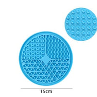 HKM-084499 Silicone Pet Licking Pad for Slow Feeding and Interactive Play, 15x15cm & 20x20cm Sizes
