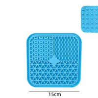 HKM-084499 Silicone Pet Licking Pad for Slow Feeding and Interactive Play, 15x15cm & 20x20cm Sizes