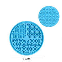 HKM-084499 Silicone Pet Licking Pad for Slow Feeding and Interactive Play, 15x15cm & 20x20cm Sizes